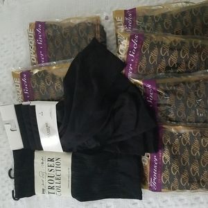 16 pairs Black Trouser Socks. 5 for $25.
